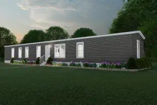 The marion elevation and exterior home features