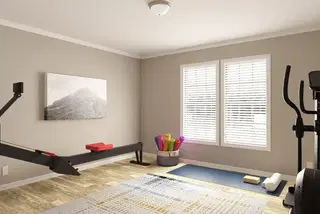 The big easy bedroom home features