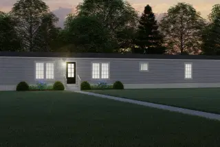 The bobby jo elevation and exterior home features