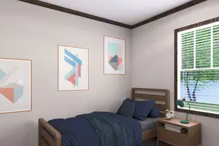The jackson bedroom home features