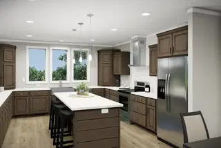 The huxton ii kitchen home features
