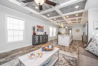 The dewey interior home features