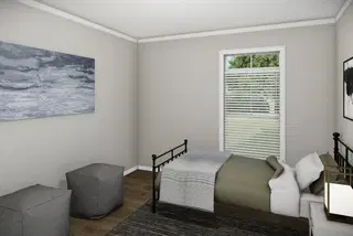 The huxton ii bedroom home features