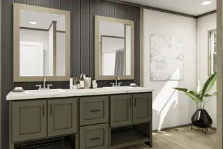 Snowcap bathroom home features