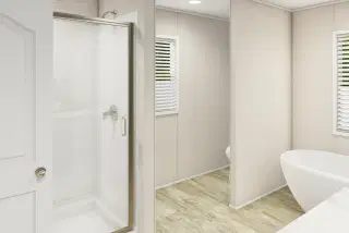 Grand living 76 bathroom home features