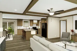 Grand living 56 interior home features