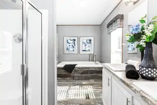 The morris bathroom home features