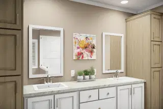 The bandon bathroom home features