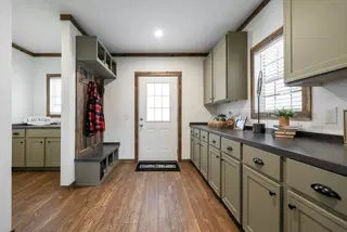The mill house interior home features