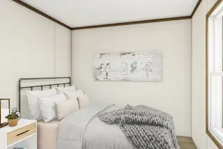 Glimpse bedroom home features