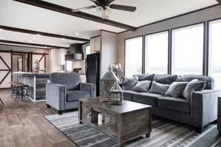 The seaside 1290 interior home features
