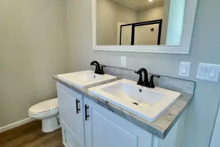 The truman bathroom home features