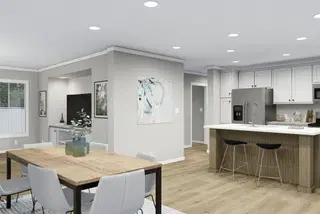The franklin interior home features