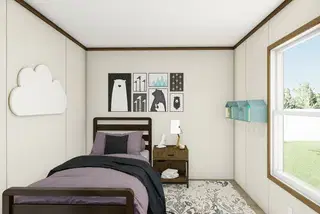 Occasion bedroom home features