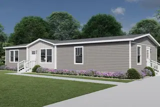 Lovely day elevation, exterior, and hero home features