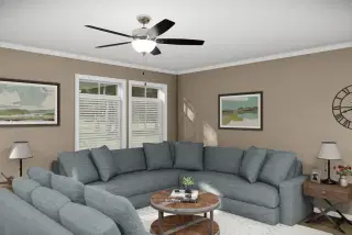The bandon interior home features