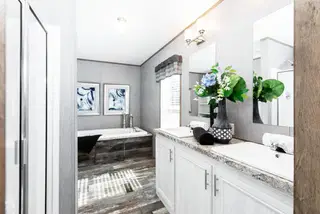 The morris bathroom home features
