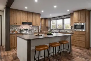 Mountain view kitchen home features