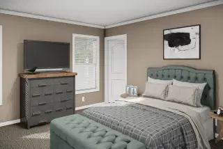 The maverick bedroom home features