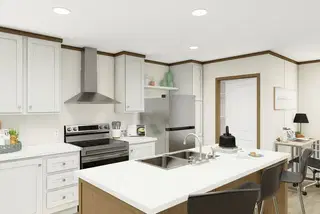 Glimpse kitchen home features