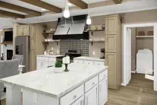 The Bandon Clayton mobile home interior