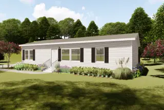 The southern farmhouse 1312 elevation and exterior home features