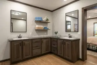 The keep bathroom home features