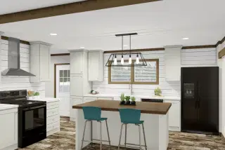 Homestead breeze kitchen home features