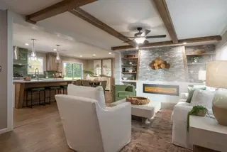 The mclemore interior home features