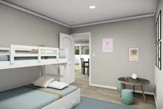The revere bedroom home features