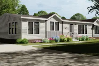 The liza jane hero, elevation, and exterior home features