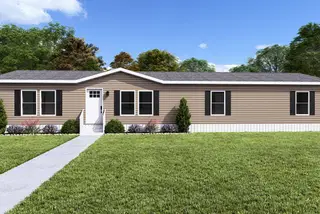 Crockett hero, elevation, and exterior home features