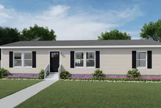 Glimpse elevation and exterior home features