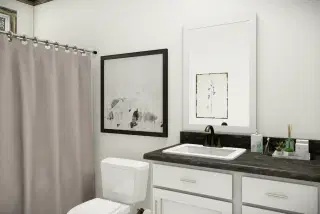 The sumner bathroom home features