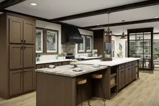 The Anderson II Clayton mobile home interior