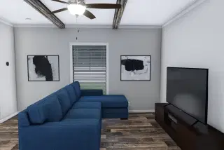 The hollywood interior home features