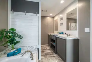 Major bathroom home features