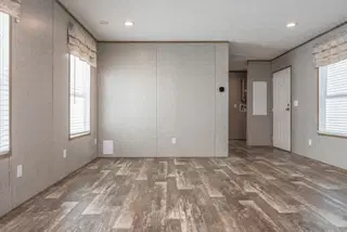 Lakeside cottage interior home features