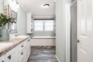 The jefferson bathroom home features