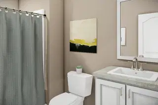 The bandon bathroom home features