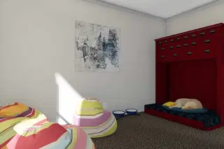Rocket man bedroom home features