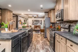 Boujee lux kitchen home features