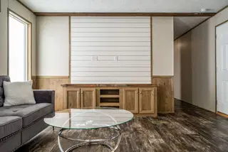 Anniversary entertainer interior home features