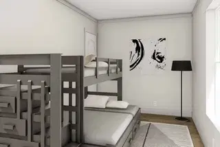 Born to run bedroom home features