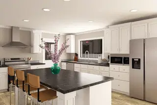 The big easy kitchen home features