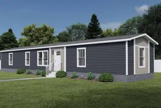 Move on up elevation and exterior home features
