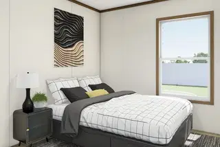 Glimpse bedroom home features