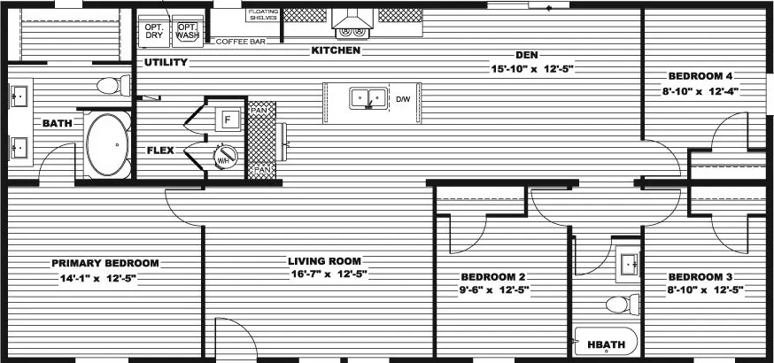 Boone floor plan home features