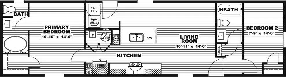 Lewis floor plan home features