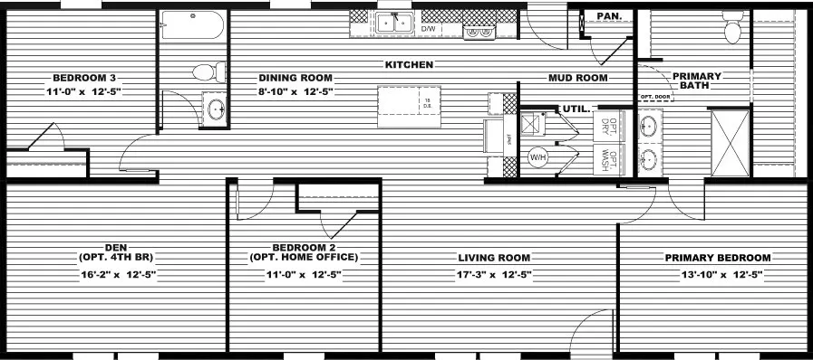 Haven floor plan home features